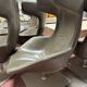 Moroso swivel leather armchair with headrest