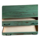 Vintage patinated splayed leg chest of drawers