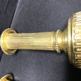 1410 Small candlesticks (2) - Louis XVI bronze