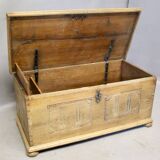 19th-century oak chest