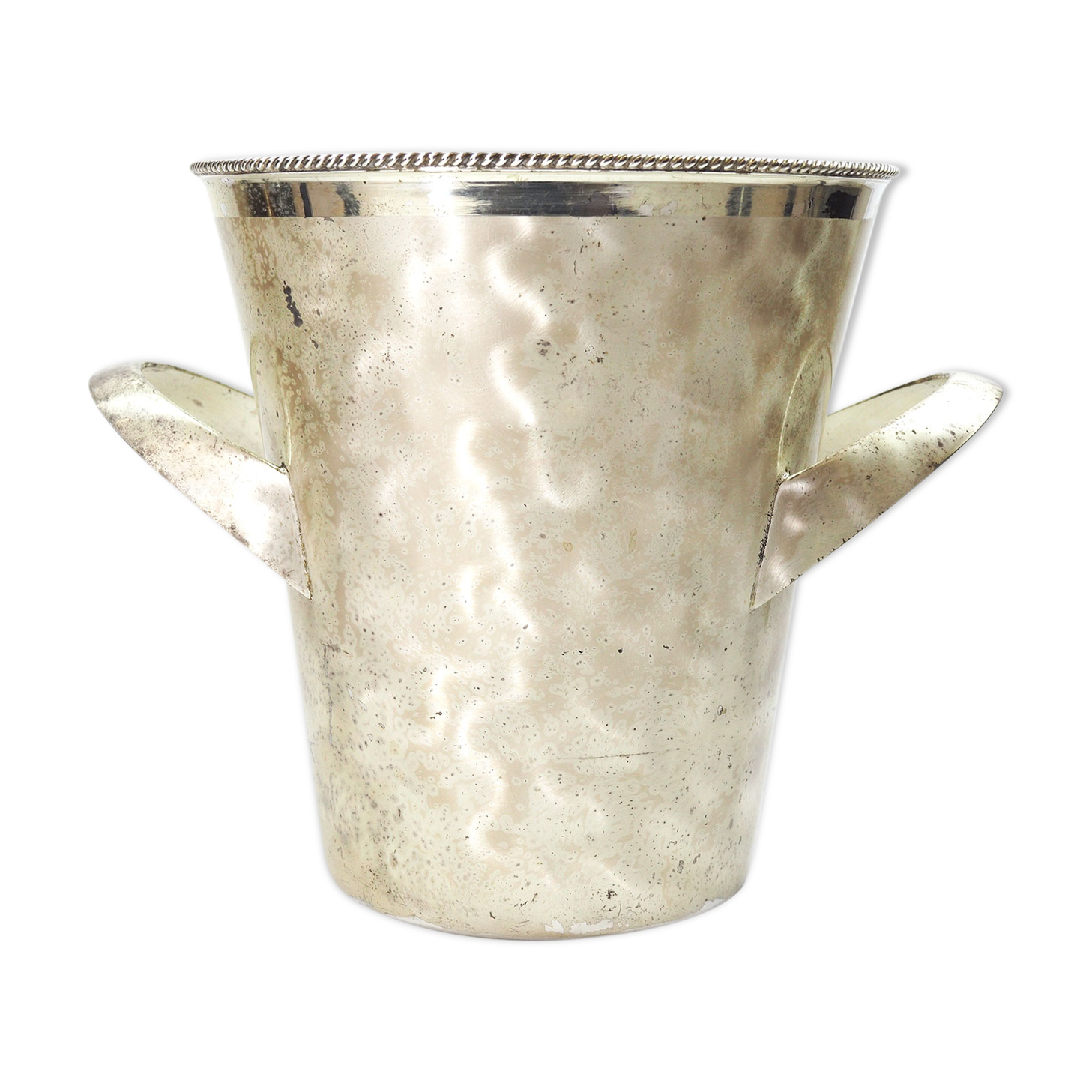 Mid-century-wmf silver plated brass wine cooler by wilhelm wagenfeld