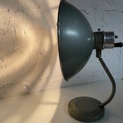 Industrial, medical table lamp.