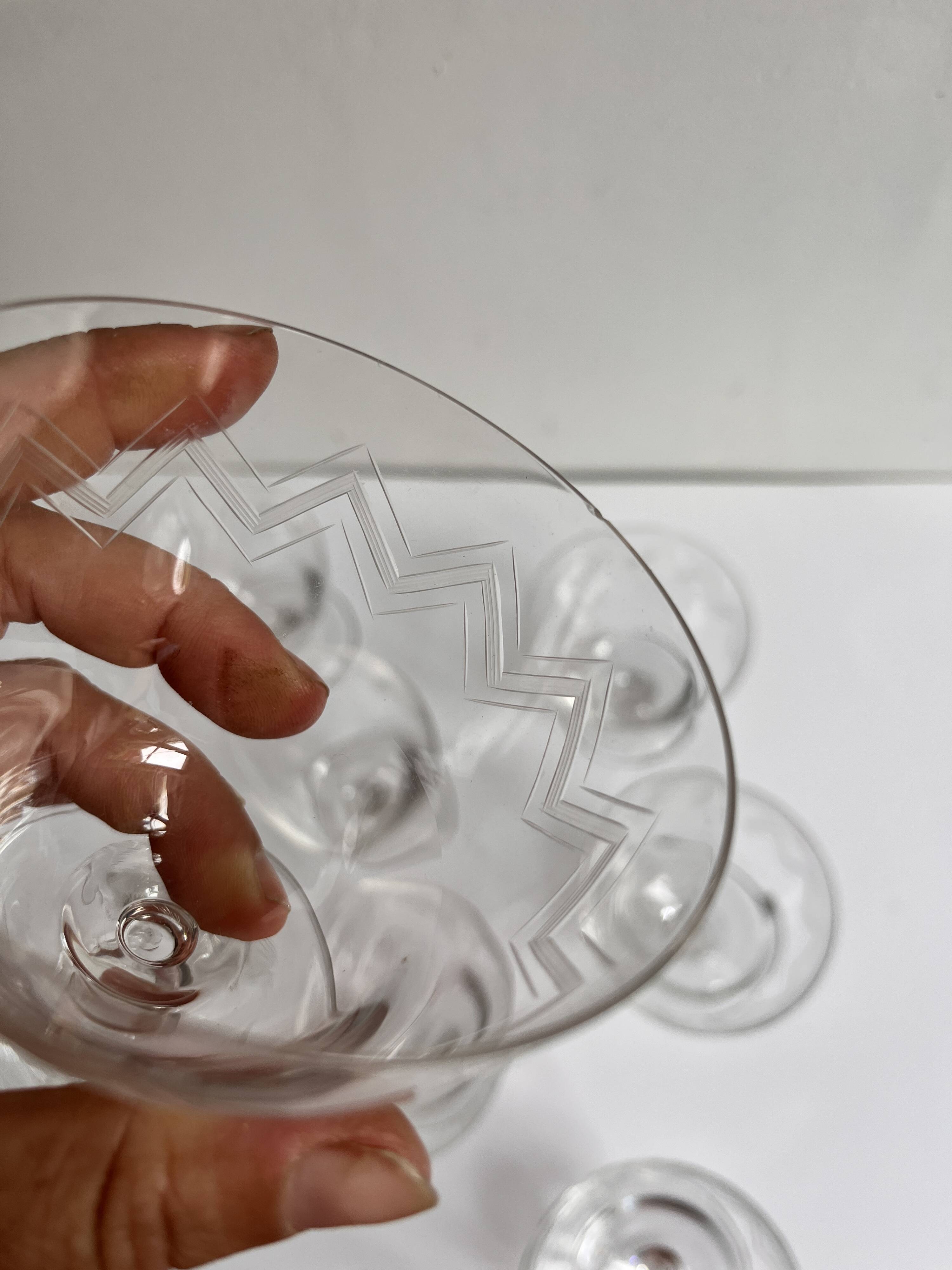 Art Deco glasses