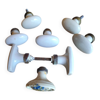 Poignées en porcelaine - Lot 5