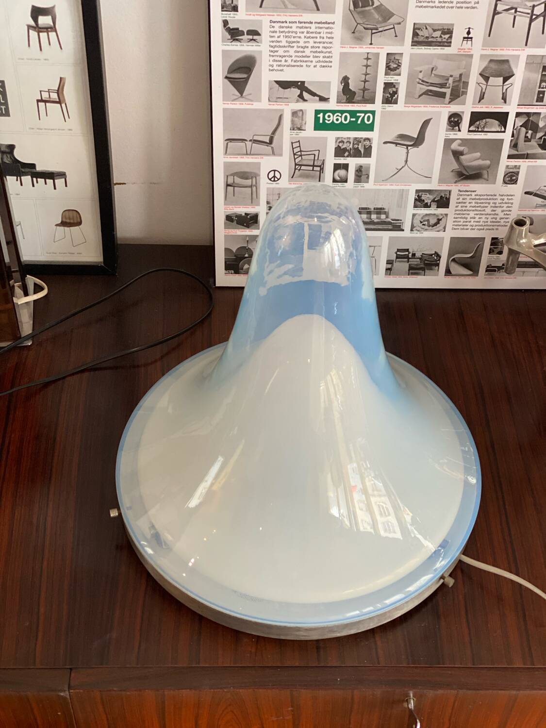 LS144 lamp designed by Carlo Nason, Mazzega edition