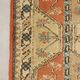 Antique Kars rug made of cotton and wool, hand-knotted, 102 x 100 in.