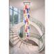 Monumental Contemporary Multicolor “Square Bark” Murano Glass Italian Casca