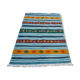 Traditional blue carpet with Berber motifs 200x115cm