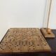 Jeu de dominos ancien en bois et vertical