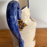 Old pitcher in earthenware G. Brachet – Limcolor – Terrasson – yellow decor