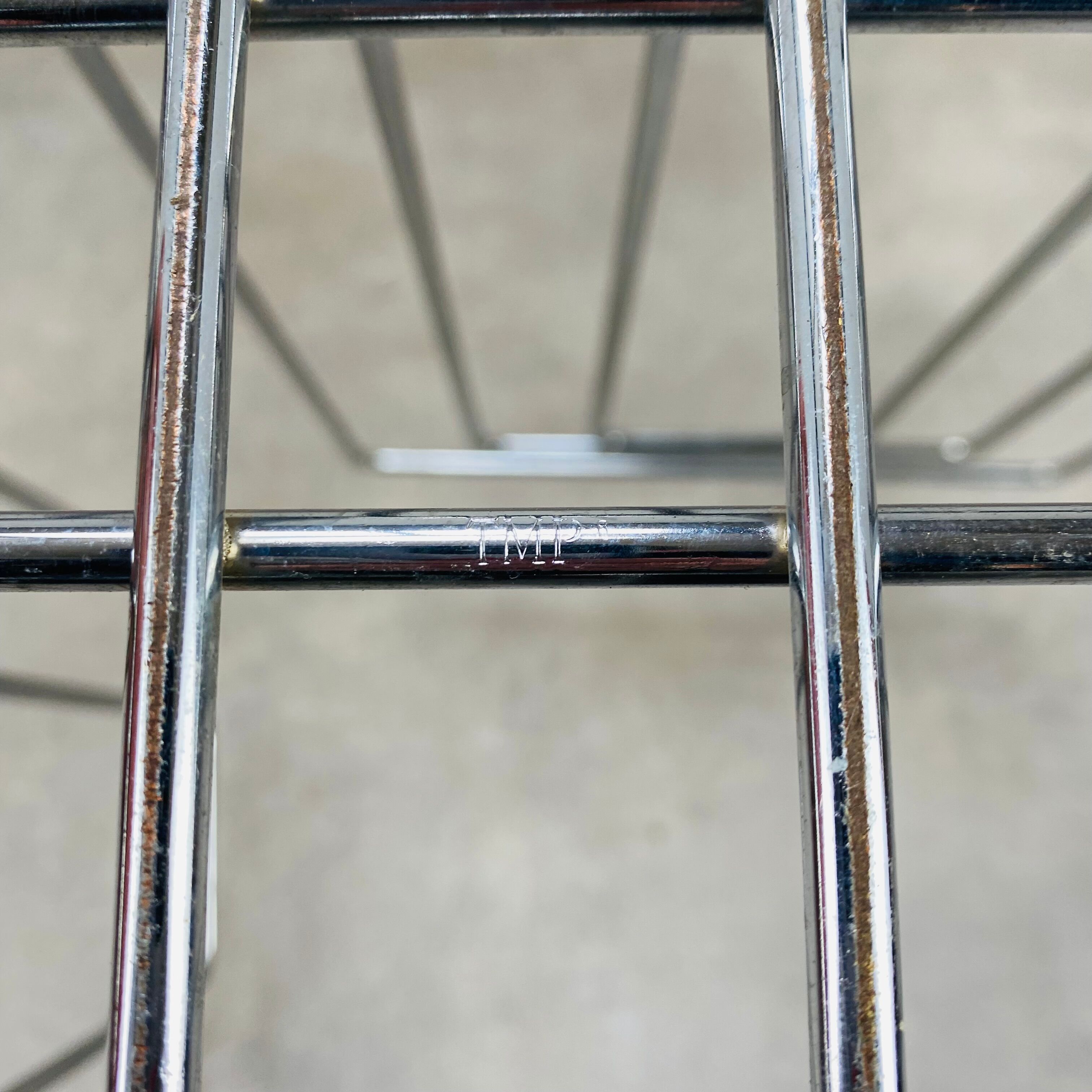 Willi Glaeser chromed metal magazine holder for TMP 80s