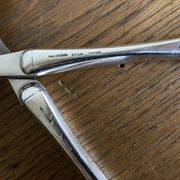 Set de couverts à salade midcentury Denmark Sorensen argent sterling 1959