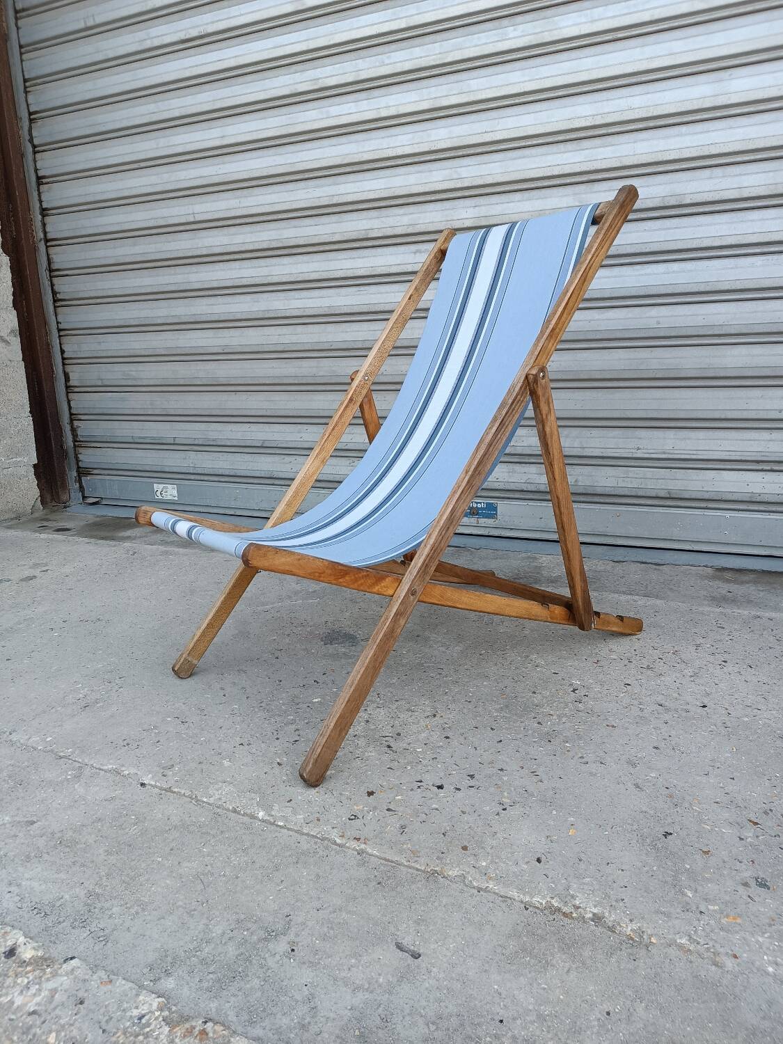 Vintage deckchair 1970