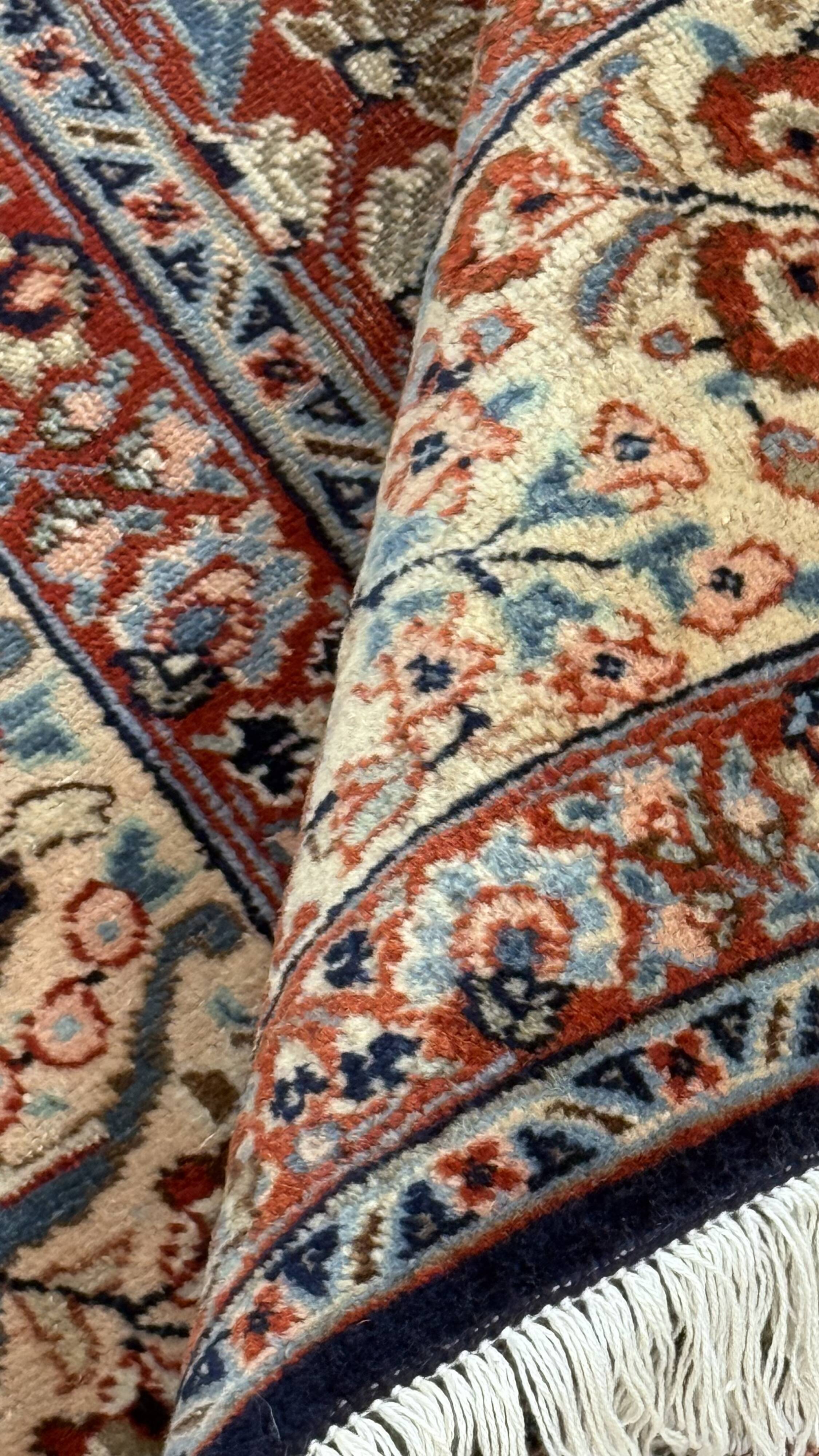 Large Handmade Turkish Wool Rug, 230 x 340 cm – Luxury Floral Rug Hand-Knotted