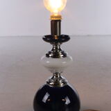 PIed de lampe vintage en verre coloré, années 1960