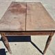 Antique French kitchen table 127 x 83 cm with drawer rustic