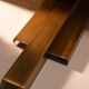 Pair of gilded brass sconces, deknudt