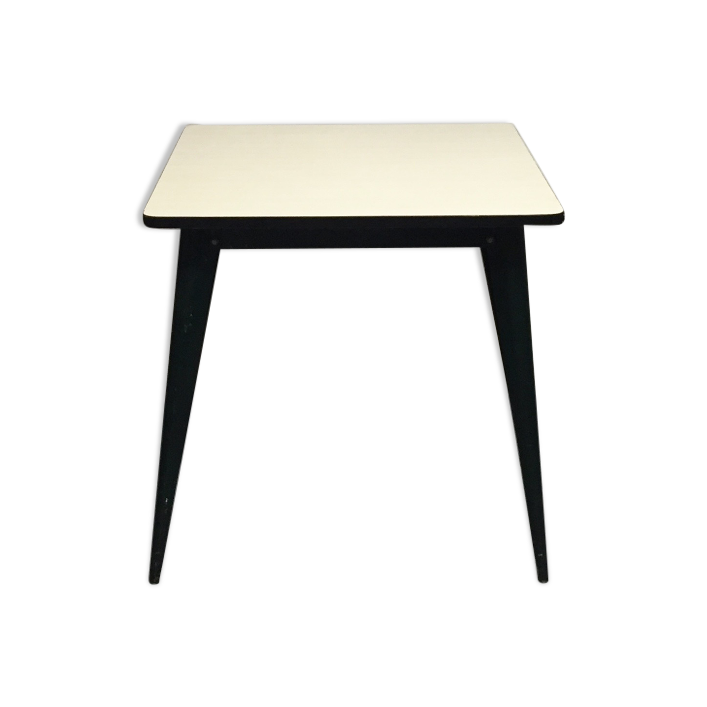 Tolix table in formica