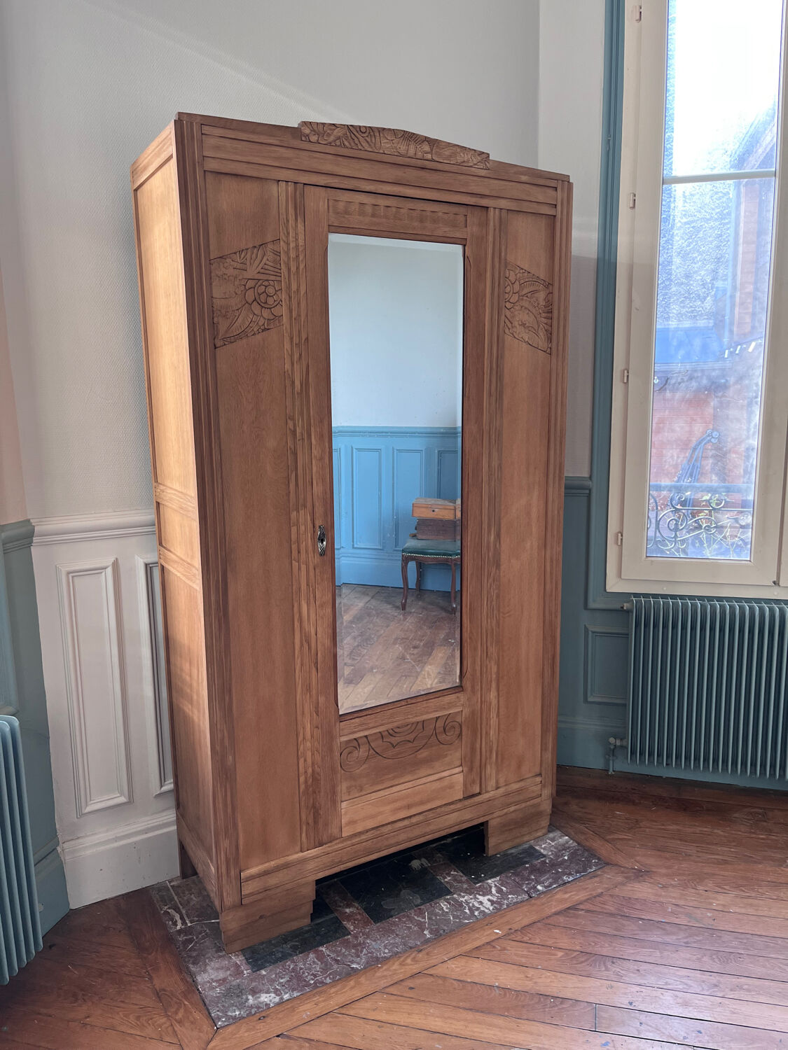 Art Deco mirrored wardrobe