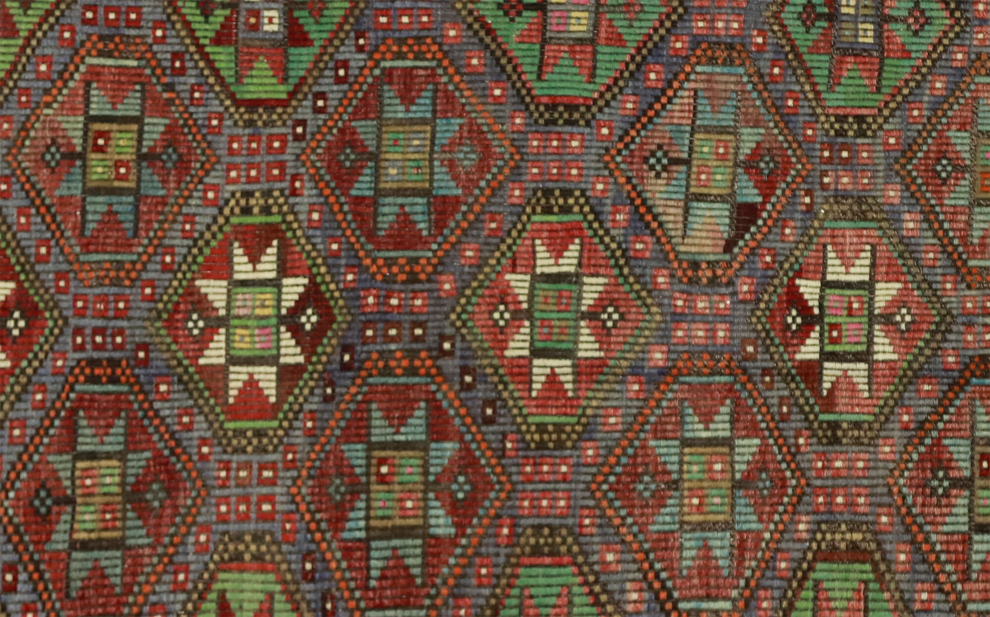 Anatolian handmade kilim rug 330 cm x 172 cm