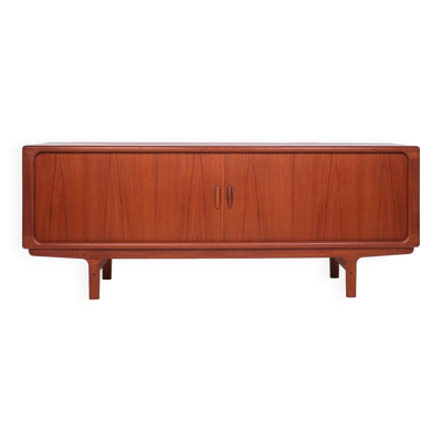 Buffet avec portes à volets roulants, danois, vintage, teck, produi par Dyrlund
