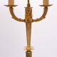 Gilded Bronze Empire Floor lamp France 1950s