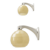 Art Deco porcelain wall lights