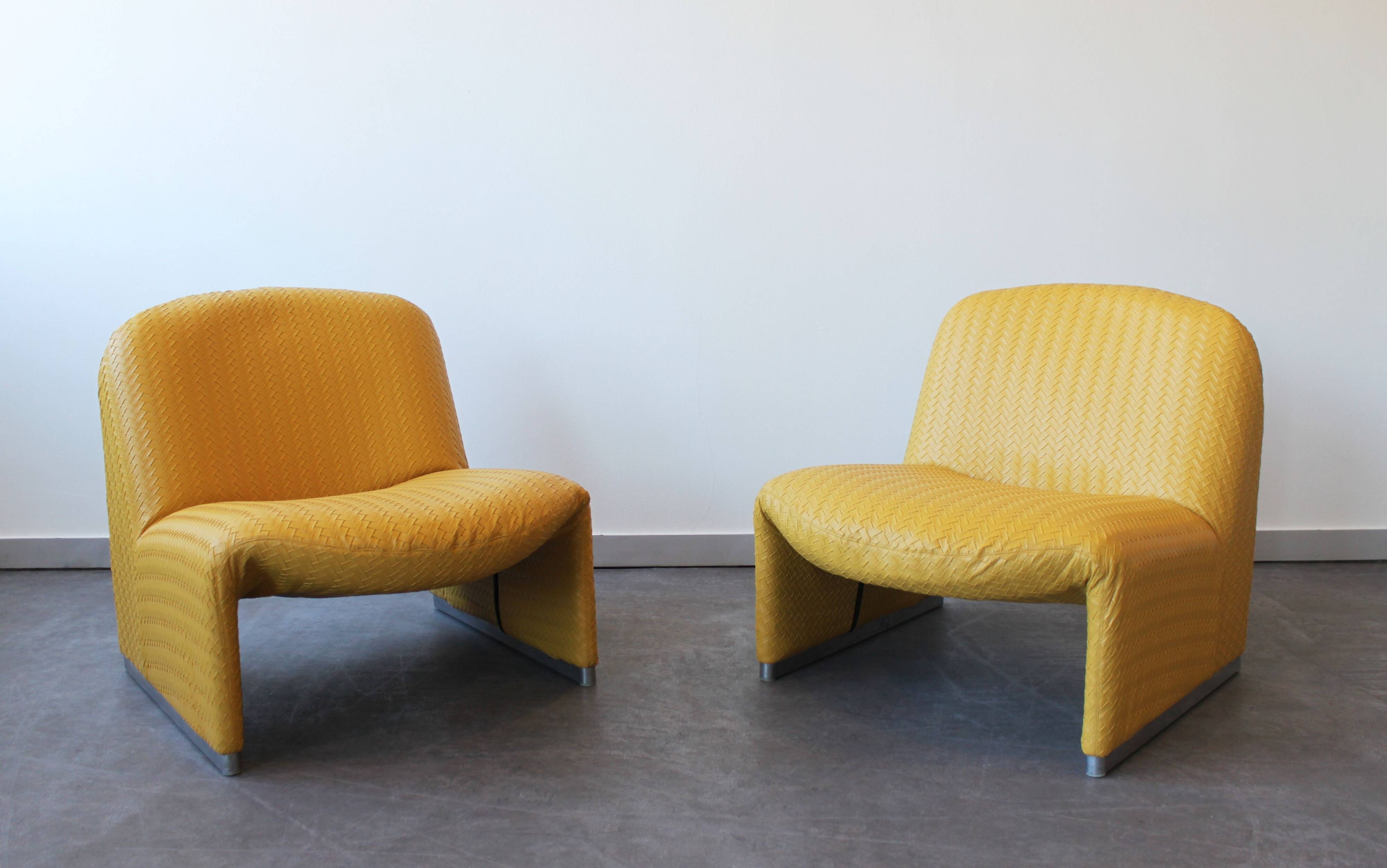 Pair of Alky armchairs by Giancarlo Piretti for Castelli