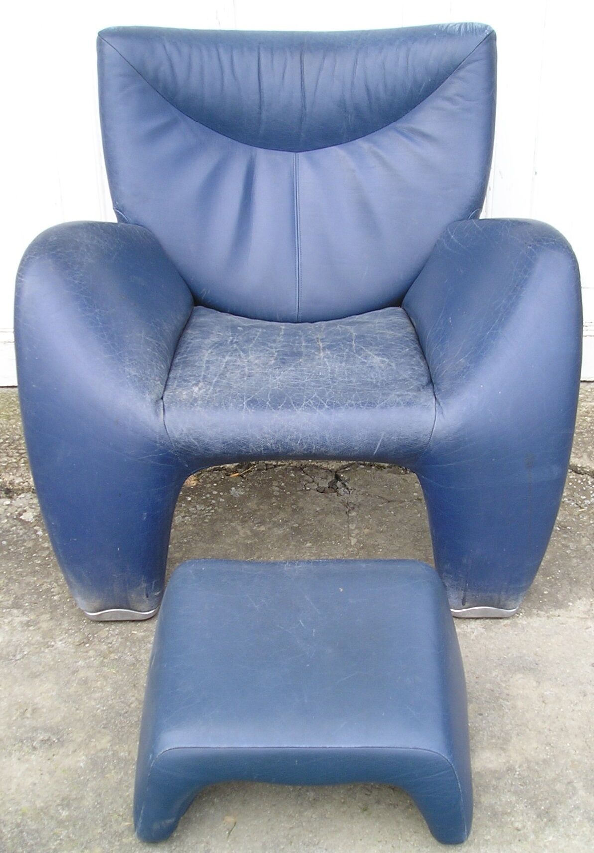 Fauteuil cuir de Jan Armgardt pour Leolux années 80