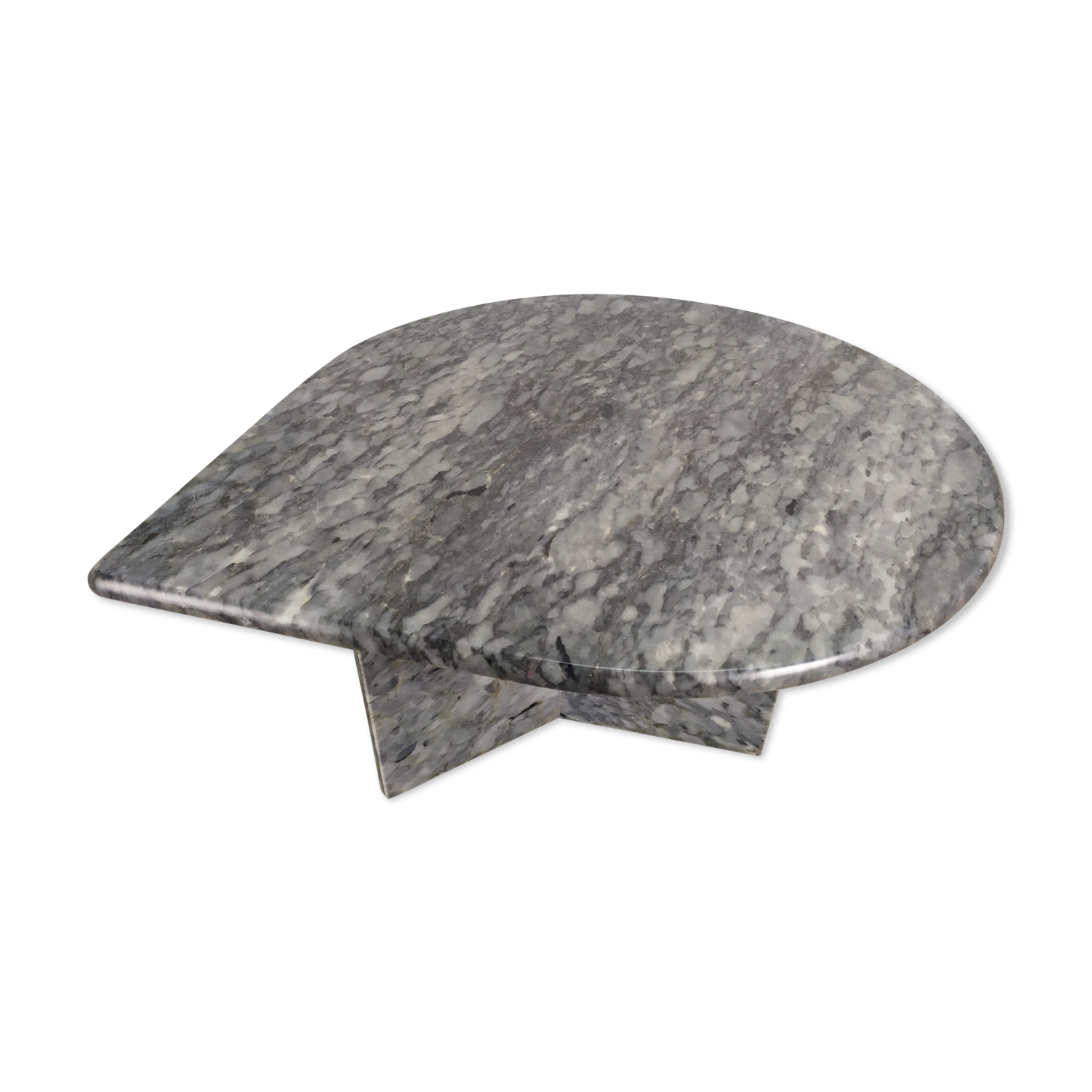 Grey marble coffee table