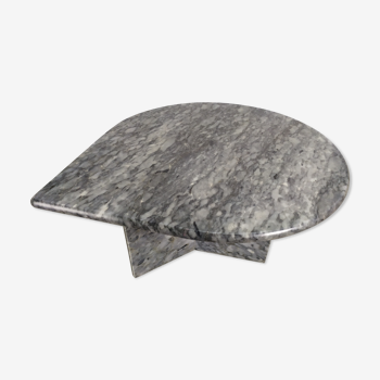 Table basse en marbre gris