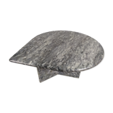 Table basse en marbre gris