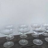 12 coupes en verre