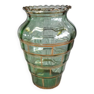vase vintage en verre