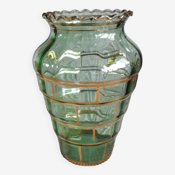 vintage glass vase