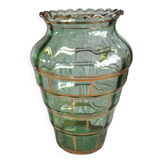 vintage glass vase