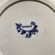 Sarreguemines ironstone flat plates, Damascus model