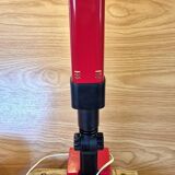 Vintage 70's red desk lamp.