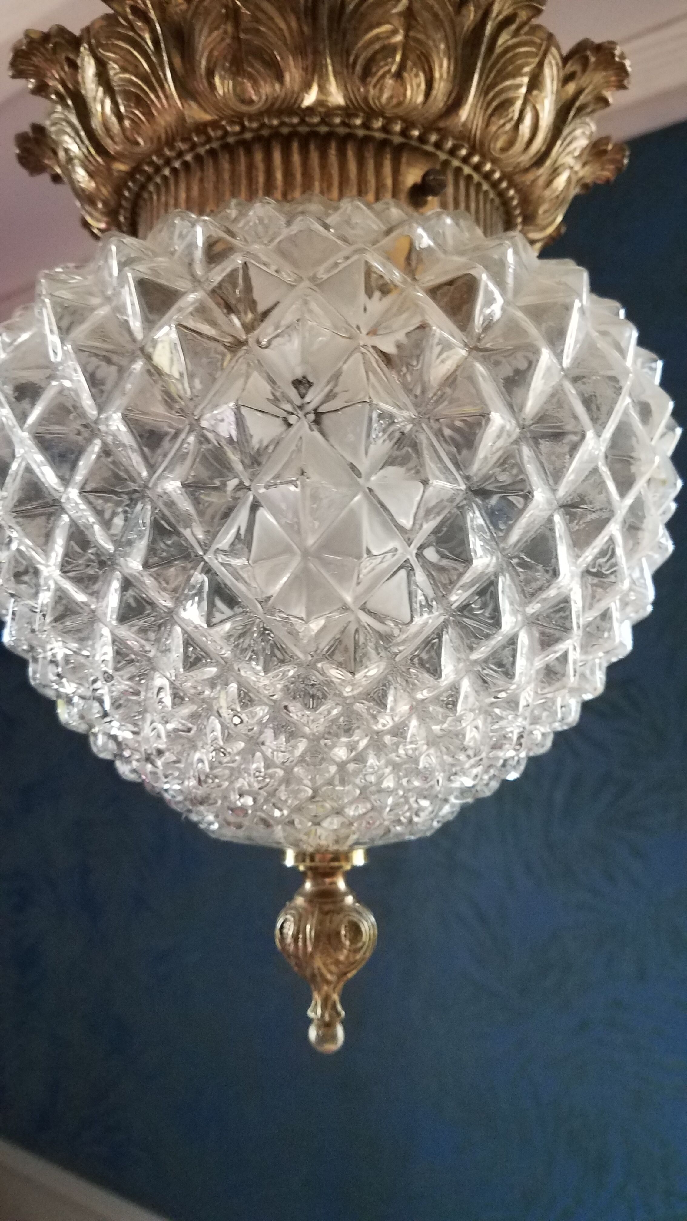 Chic chandelier ceiling lamp art nouveau