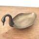 Swan empty pocket in brass