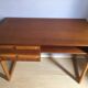 Vintage wooden desk, Scandinavian style, 1970s