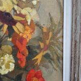 Tableau "bouquet jaune de septembre" signé Charigny