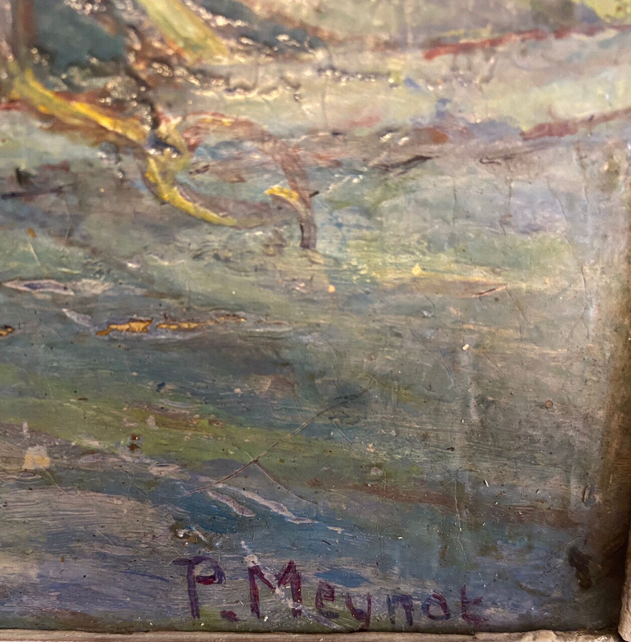 Old painting, signed marine, 50s/60s
