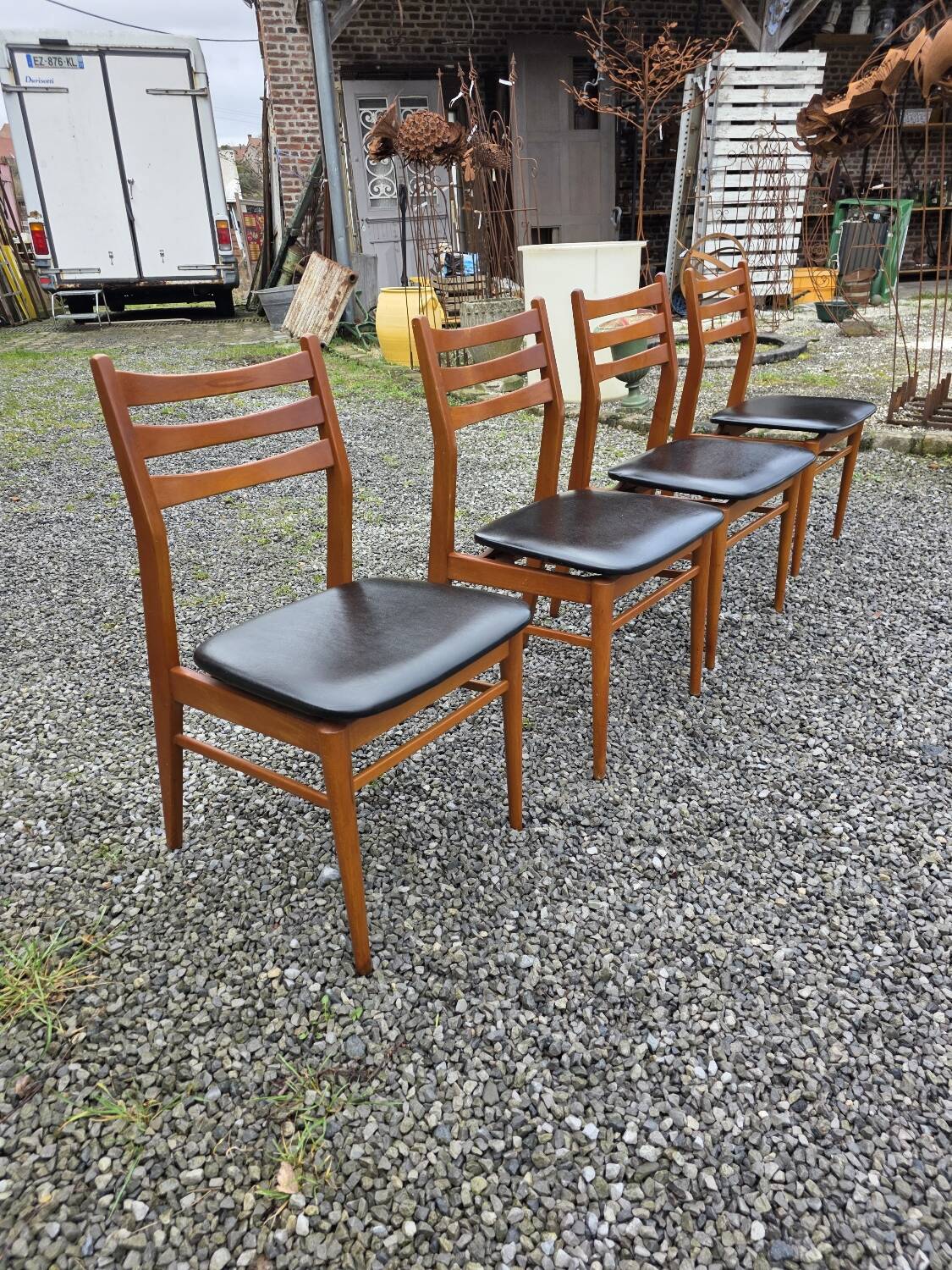 4 Scandinavian chairs from the 1960s