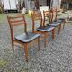 4 Scandinavian chairs from the 1960s