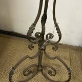 Art Deco wrought iron floor lamp base from the 1940s