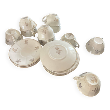 Set of antique coffee cups