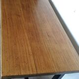 Table de ferme vintage relookée