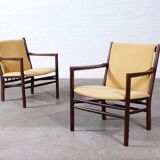Ensemble de 2 fauteuil vintage en teck FDB Møbler