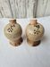 Sandstone salt and pepper shaker
